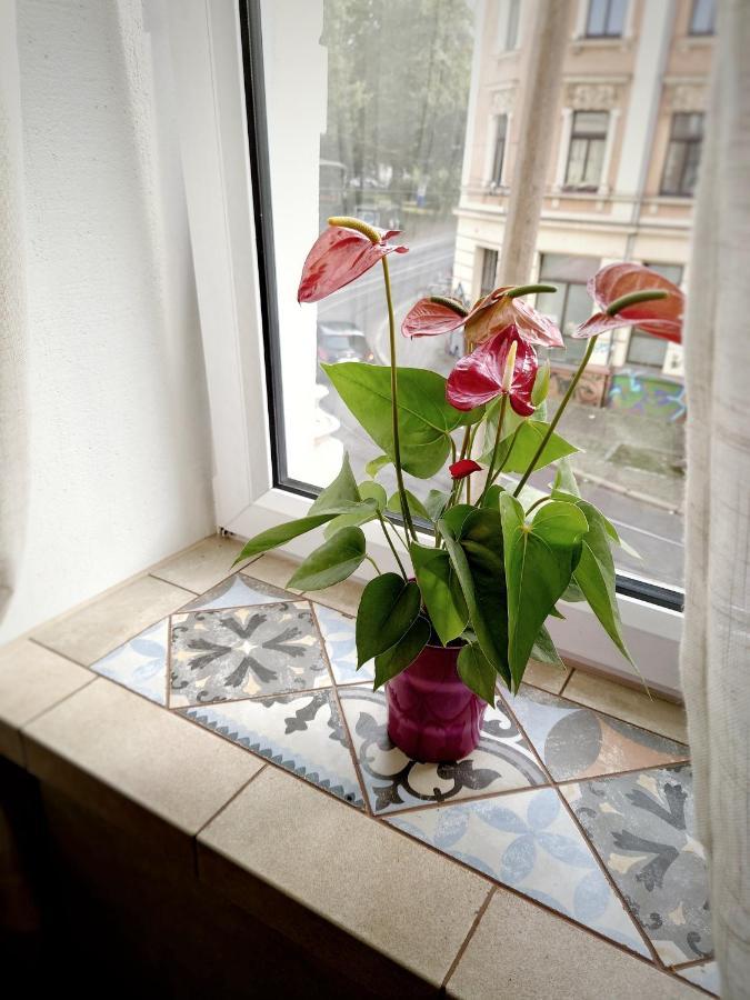 Flat In Neo Country Style Aus Gruenderzeit Bis 6 Person Appartement Leipzig Buitenkant foto